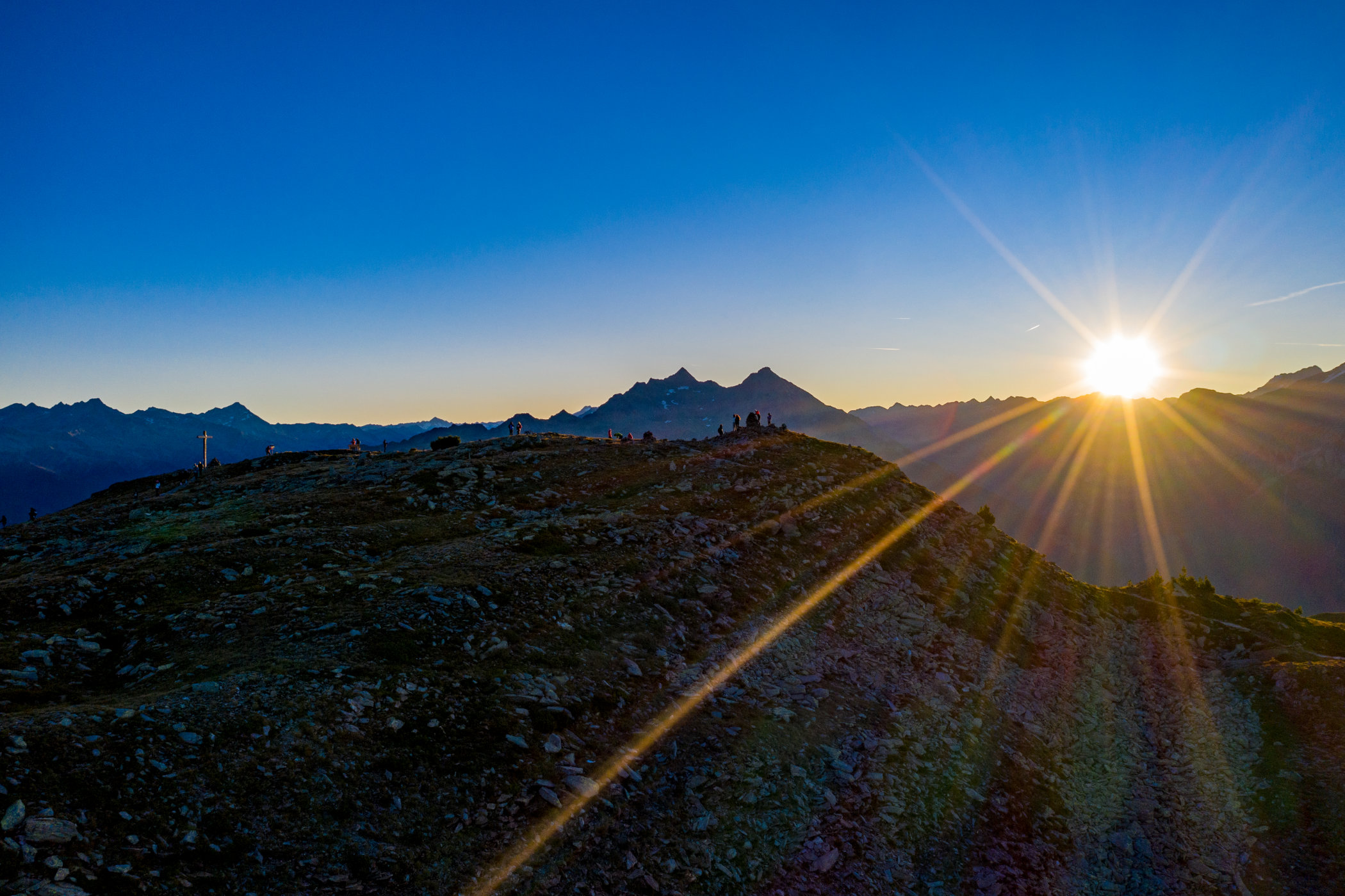 Sonnenaufgang am Speikboden - Ausblick