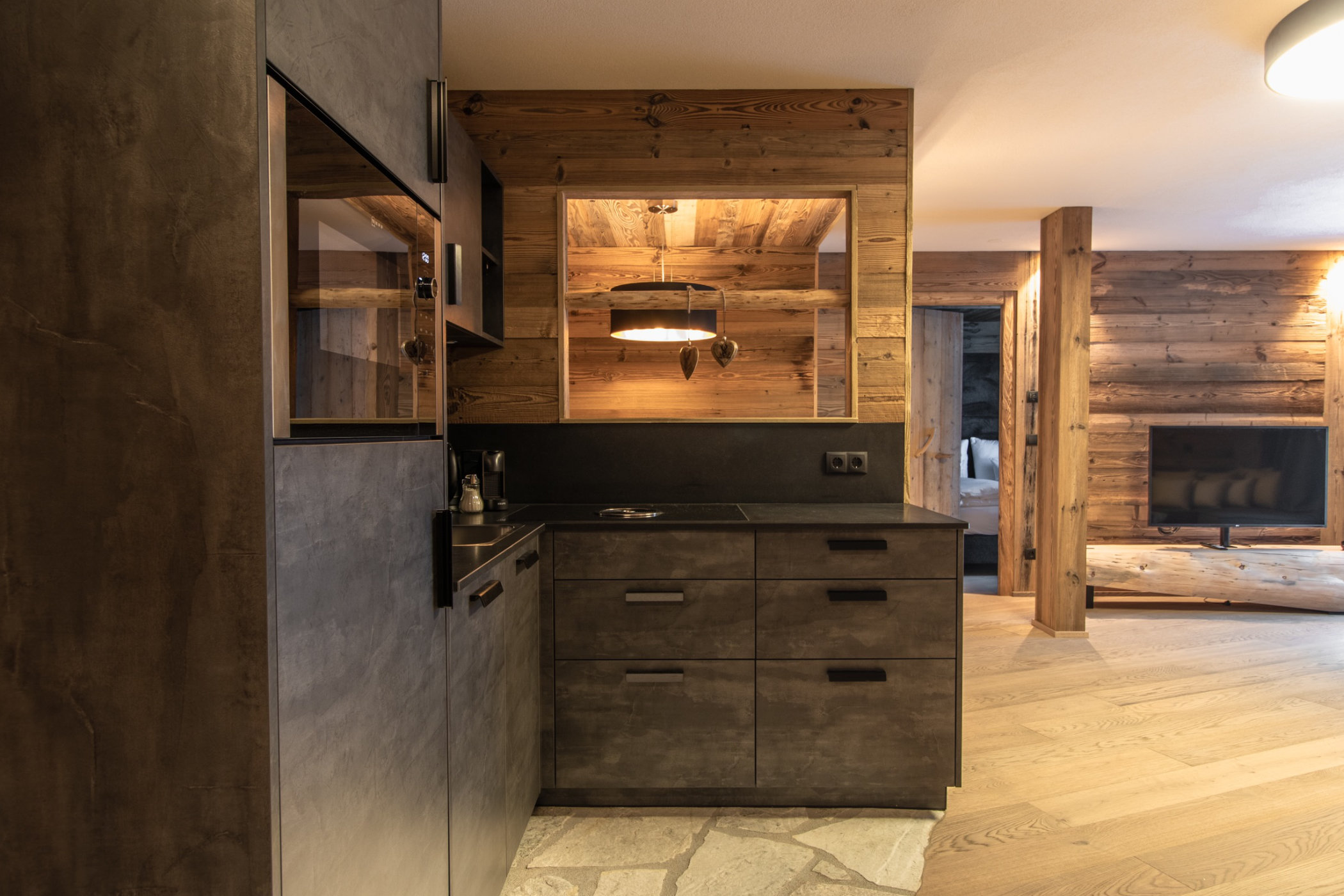 Chalet Suite Wald cucina